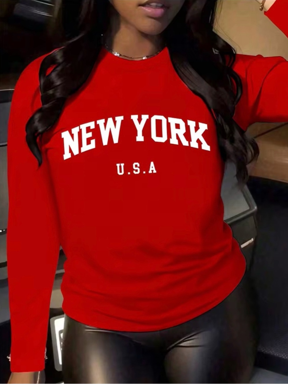 Bundle of 5 Women’s Long-Sleeve Graphic Tops